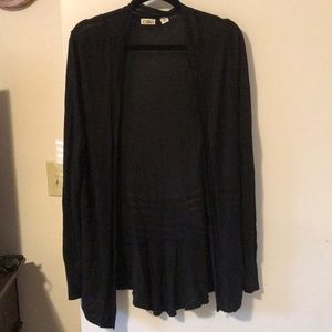 Black cardigan